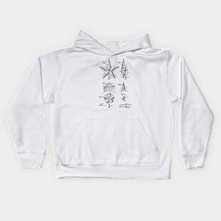 STAR VINTAGE PATENT DRAWING Kids Hoodie